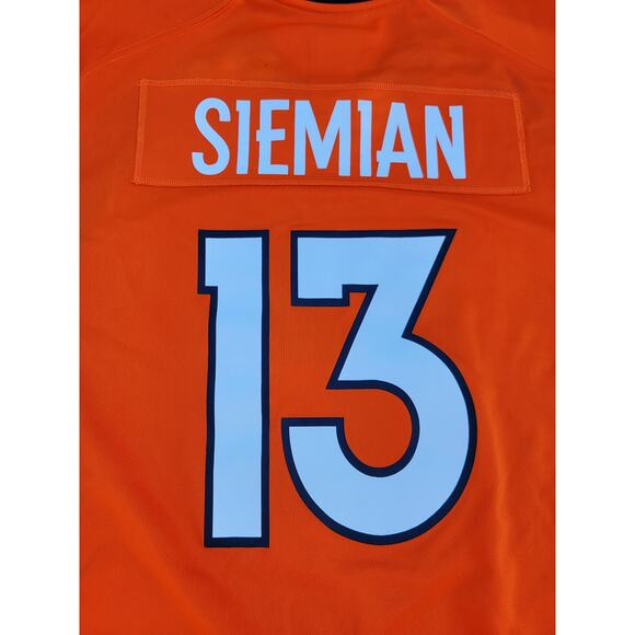 Denver Broncos #13 Trevor Siemian NFL Nike On Field Jersey Size Men’s XL - Picture 4 of 7